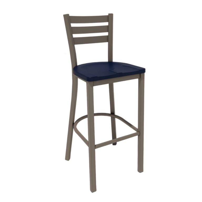 Plymold 6713 Quest Ladderback Steel Barstool