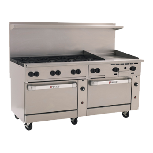 Wolf C72SS-8B24G 72" Gas Restaurant Range