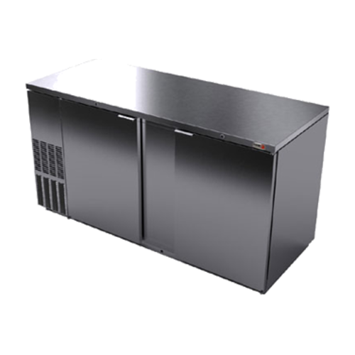 Fagor FBB-69S-N 69 1/2" Solid Door Back Bar Cooler