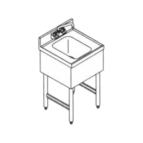 LaCrosse SD18HS 18" Underbar Sink