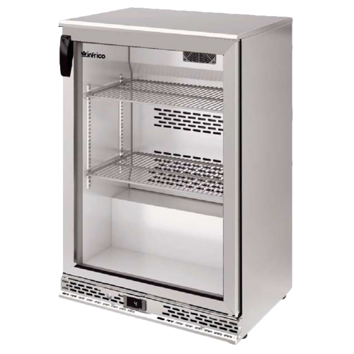 Infrico IMD-ERV15IIGD 23 5/8" Solid Door Back Bar Cooler