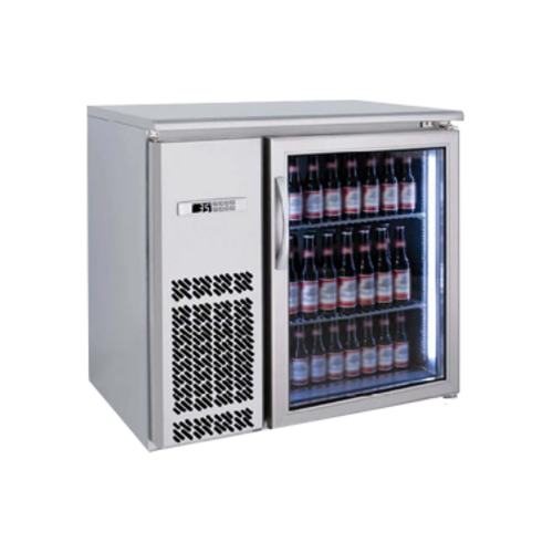 Infrico IMD-ERV36IIGD 36 1/4" Solid Door Back Bar Cooler