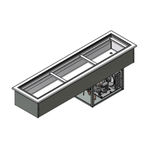 Advance Tabco DISLRCP-3 71 1/4" Drop-In Food Well