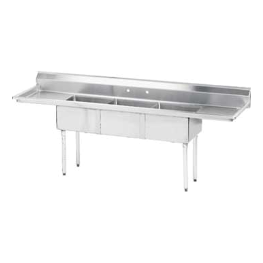 Advance Tabco FE-3-1014-15RL-X 60" Compartment Sink