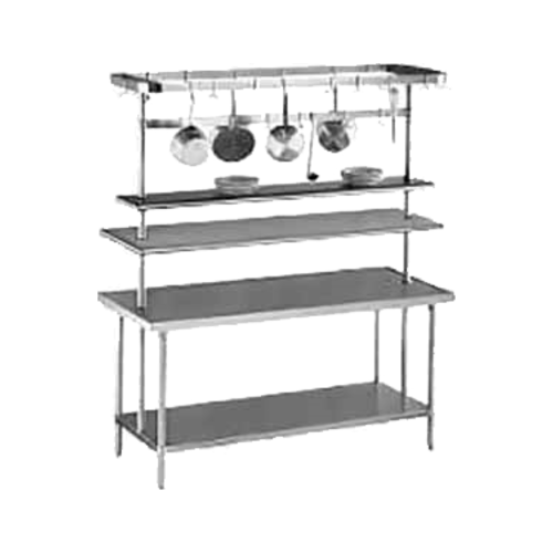 Advance Tabco SCT-132 132" Table-Mounted Pot Rack