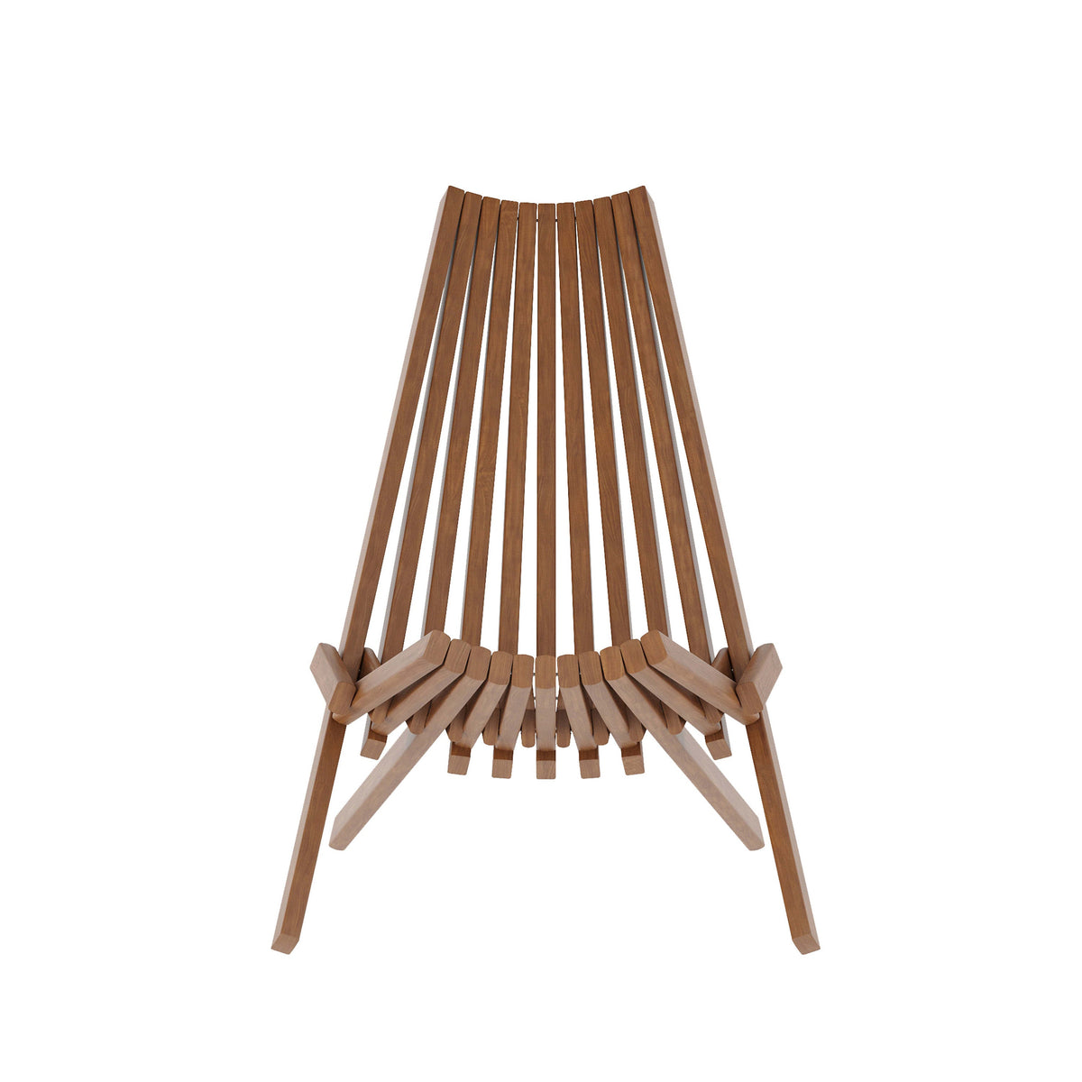 Flash Furniture LTS-0441-BR-GG Commercial Indoor/Outdoor Low Profile Acacia Wood Patio Folding Chair in Brown - View 9