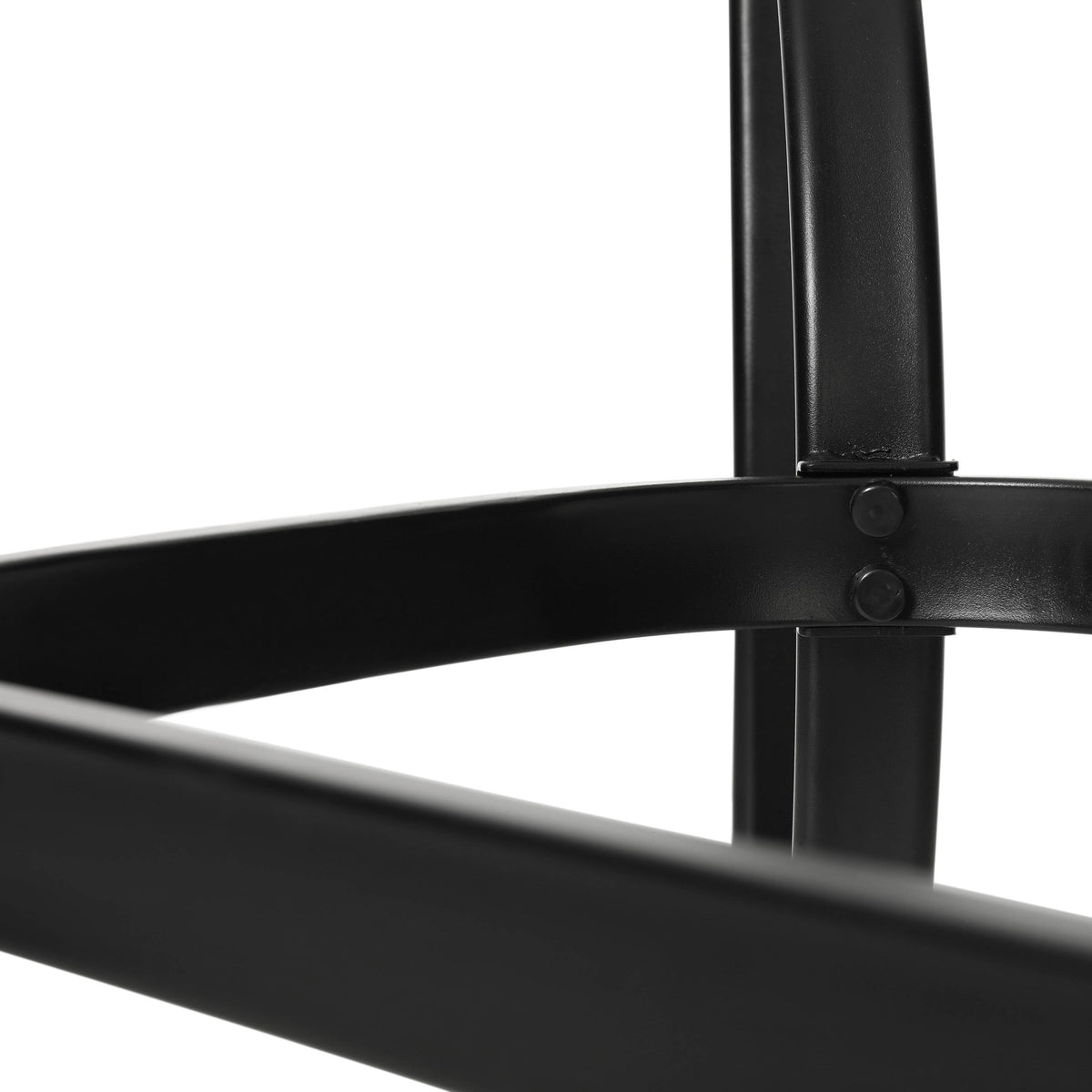 Flash Furniture TLH-SC-094L-BLK-GG Commercial 35x59 Tempered Glass and Steel Patio Table with Umbrella Hole-Black (Clear Top/Black Frame) - View 9