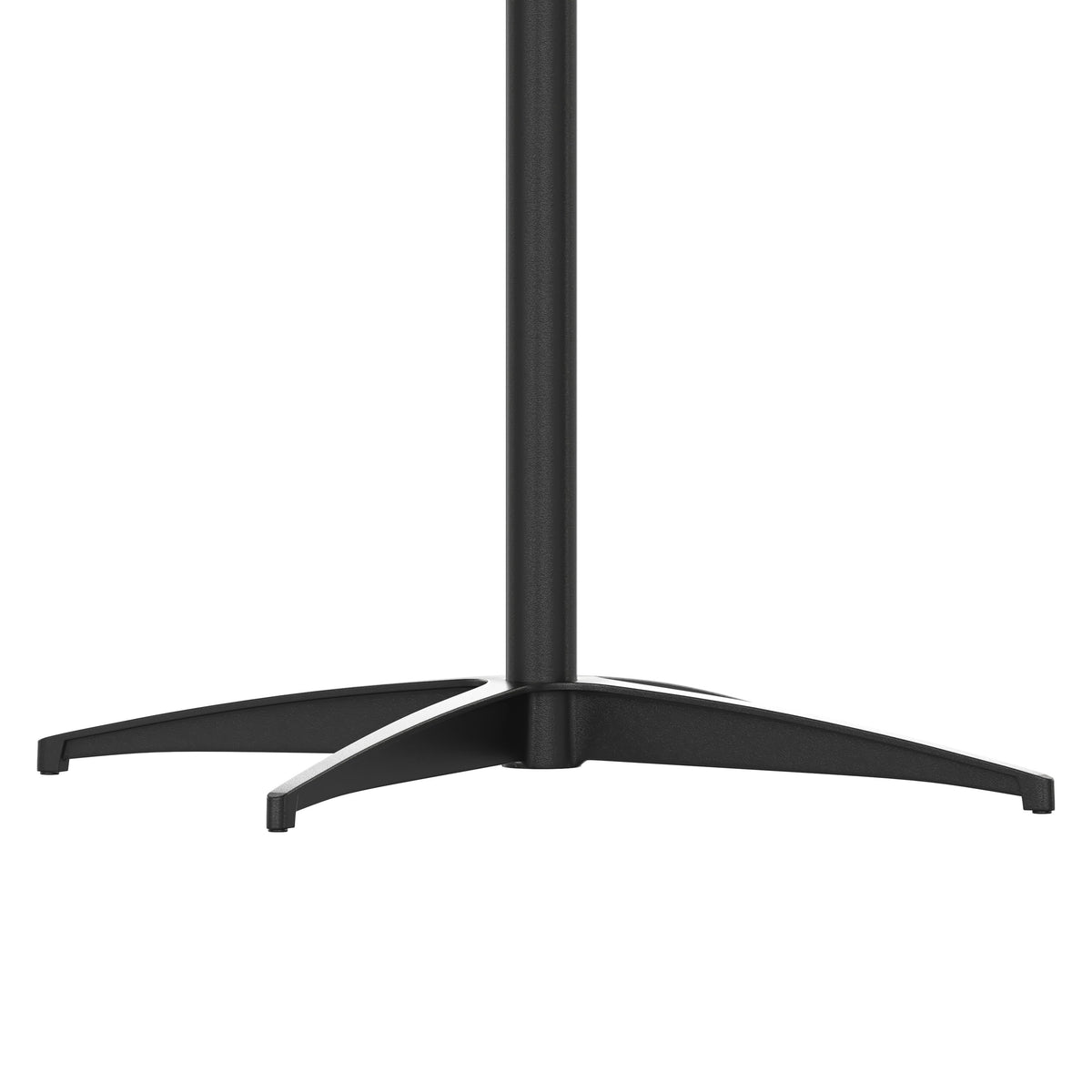Flash Furniture XA-24-COTA-BK-GG 24" Round Wood Cocktail Table with 30" and 42" Columns (Black) - View 8