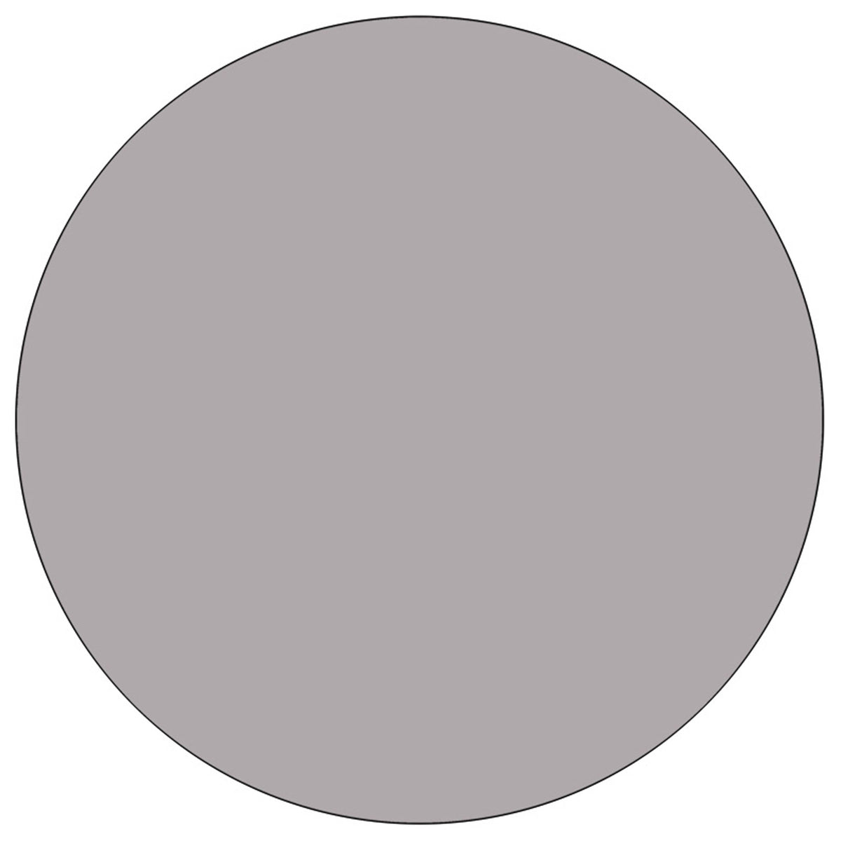 Flash Furniture XU-A48-RND-GY-T-A-CAS-GG Mobile 48" Round Grey Thermal Laminate Activity Table - Height Adjustable Legs (Gray Top/Black Frame) - View 2