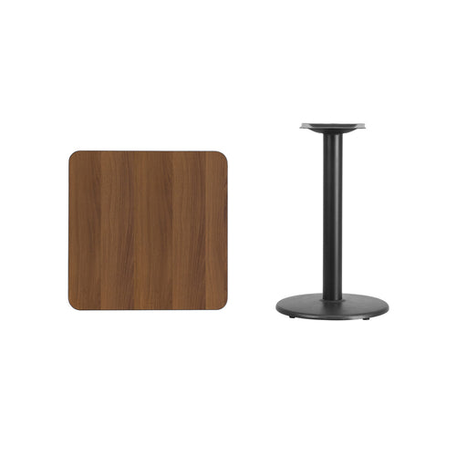 Flash Furniture XU-WALTB-2424-TR18-GG Dining Table