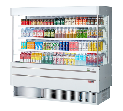 Turbo Air TOM-60MSEW(B)-N 64" Open Air Merchandiser
