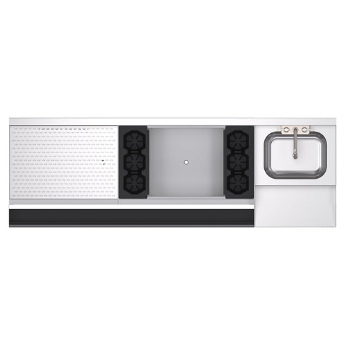 Krowne KR24-W72A-10 72" Underbar Ice Bin / Cocktail Station