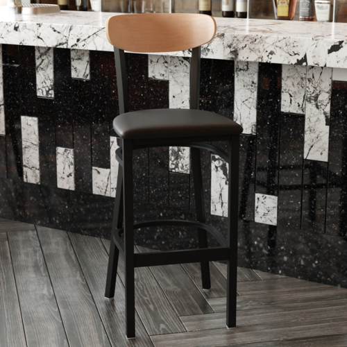 Flash Furniture 2-XU-DG6V6BV-NAT-GG 17" Barstool