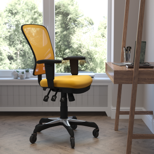 Flash Furniture HL-0001-YEL-RLB-GG 25 1/2" Dining Chair