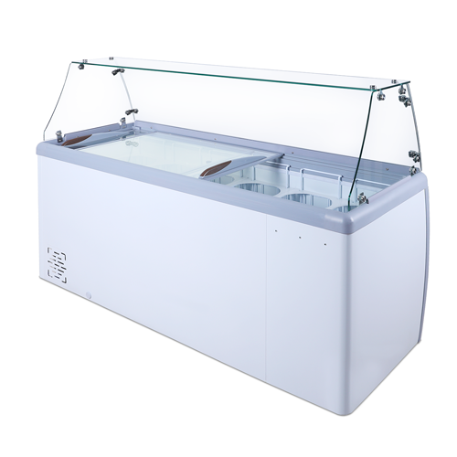 Omcan 44589 60" Ice Cream Dipping Cabinet