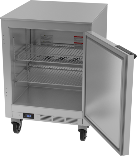 Beverage-Air UCR24HC 24" Solid Door Undercounter Refrigerator