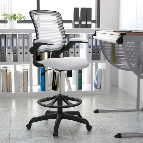 Flash Furniture BL-ZP-8805D-WH-GG 27" Dining Chair