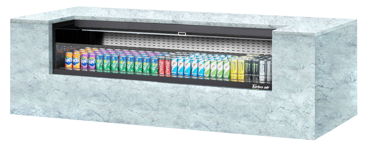 Turbo Air TOM-72UC-W(B)-N 72 1/4" Refrigerated Display Case