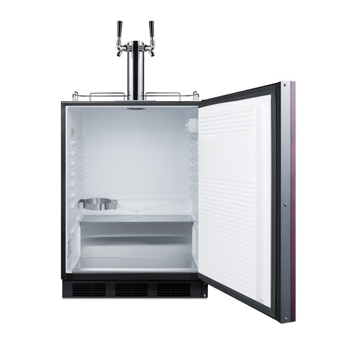Summit SBC58BLBIADAIF 23 5/8" Draft Beer Cooler