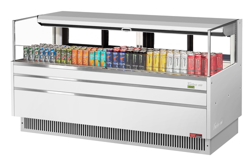 Turbo Air TOM-72L-UFD-W(B)-1S-N 70 3/4" Open Air Merchandiser