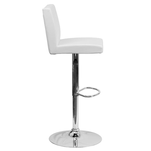 Flash Furniture CH-92066-WH-GG 15 1/4" Barstool