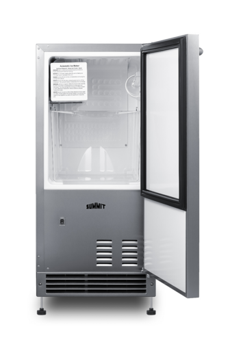 Summit BIM271OS 14 7/8" Full Cube Air-Cooled Ice Machine