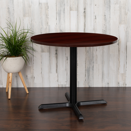 Flash Furniture GC-M-BLK-15-MHG-GG 35 1/2" Dining Table
