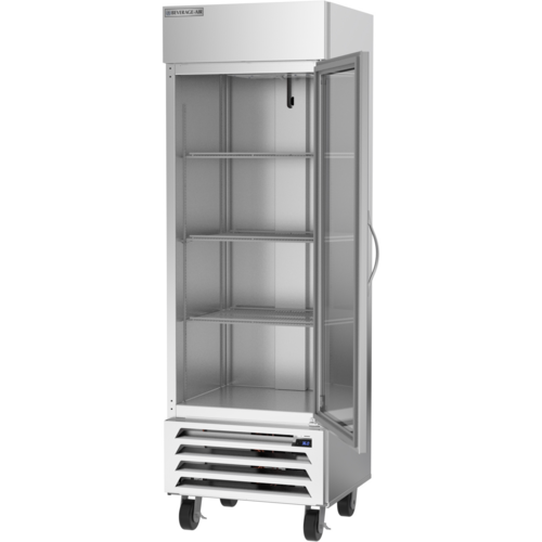 Beverage-Air HBR19HC-1-G 27 1/4" 1 Section Glass Door Reach-In Refrigerator