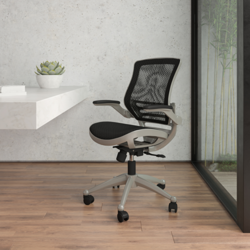 Flash Furniture BL-8801X-BK-GR-GG 25" Dining Chair