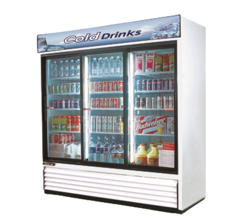 Turbo Air TGM-69R(B)-N 78" 3 Section Refrigerated Merchandiser