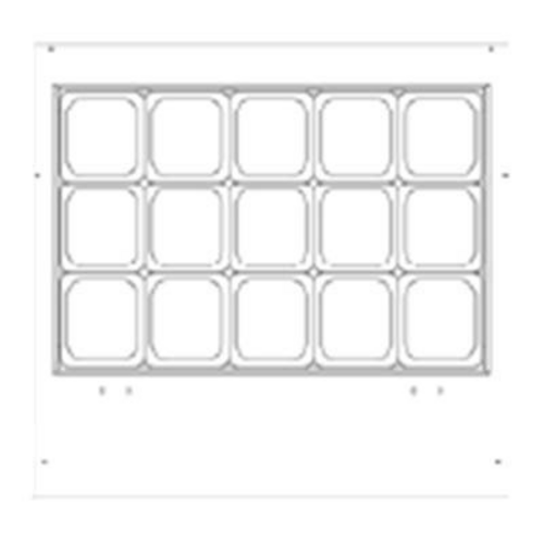 Beverage-Air SPE36HC-15M 36" 2 Doors 15 Pan Mega Top Sandwich / Salad Prep Table