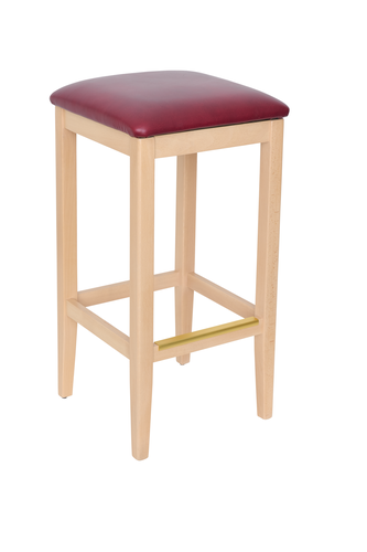 BFM Seating ZWB680NT GR1 16 1/2" Barstool