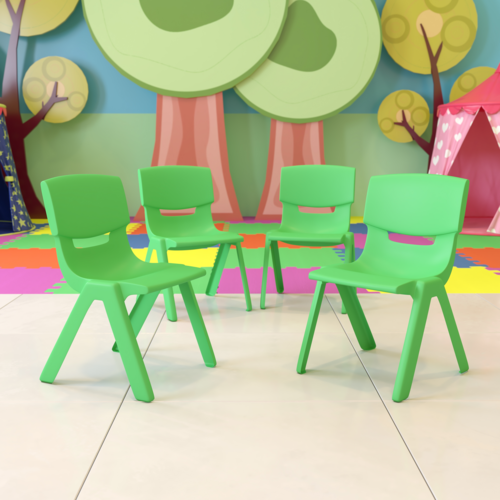 Flash Furniture 4-YU-YCX4-004-GREEN-GG 14 1/2" Dining Chair