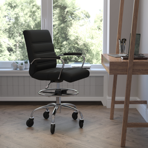 Flash Furniture GO-2286B-BK-RLB-GG 21 1/2" Dining Chair