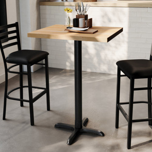 Flash Furniture GSF-REC2430-NAT-T2222B-GG 24" Table Top
