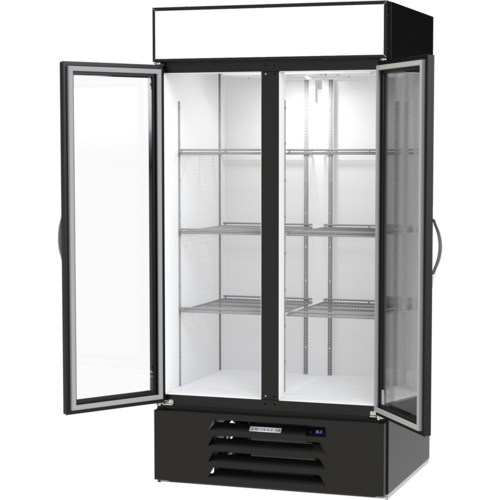 Beverage-Air MMR35HC-1-B 39 1/2" 2 Section Refrigerated Merchandiser