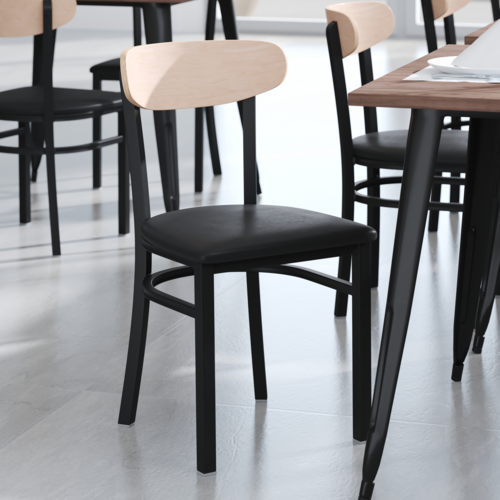 Flash Furniture 2-XU-DG6V5BV-NAT-GG 17" Dining Chair