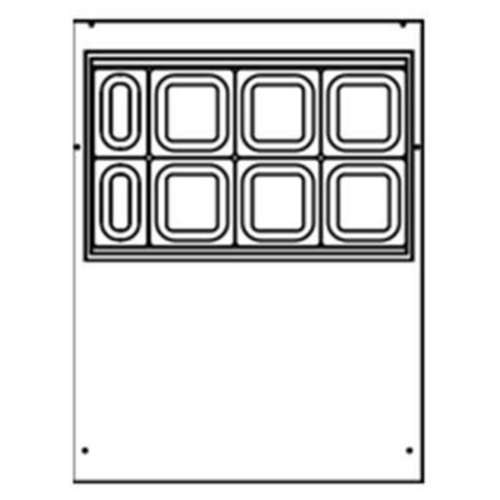 Beverage-Air SPED27HC-C 27" 2 Drawer 9 Pan Sandwich / Salad Prep Table
