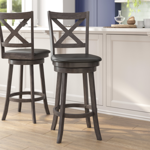 Flash Furniture ES-UN1-29-GY-GG 17 1/2" Barstool