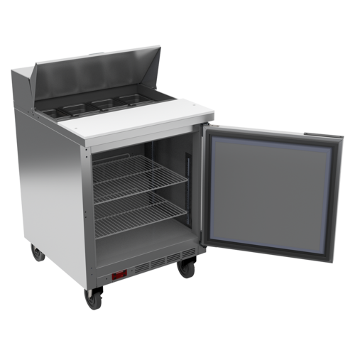 Beverage-Air SPE27HC-B 27" 1 Door 9 Pan Sandwich / Salad Prep Table