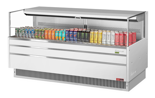 Turbo Air TOM-72L-UF-W(B)-1S-N 70 3/4" Open Air Merchandiser