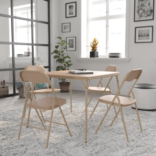 Flash Furniture JB-1-TAN-GG 33 1/2" Dining Set