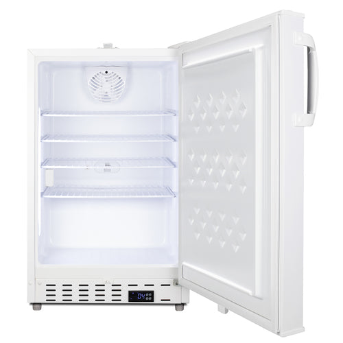 Summit ADA404REFAL 19 3/4" Solid Door Undercounter Refrigerator