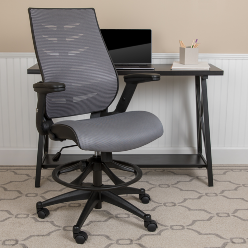 Flash Furniture BL-ZP-809D-DKGY-GG 28" Dining Chair