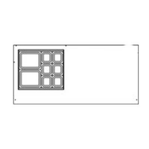 Beverage-Air SPED72HC-12M-2 72" 2 Doors 12 Pan Mega Top Sandwich / Salad Prep Table