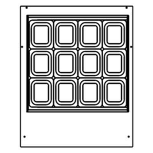 Beverage-Air SPED27HC-12M-B 27" 2 Drawer 12 Pan Mega Top Sandwich / Salad Prep Table