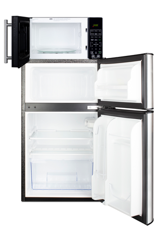 Summit MRF34BSSA 19" Refrigerator Microwave Combo
