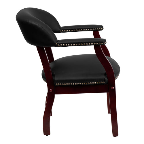 Flash Furniture B-Z105-LF-0005-BK-LEA-GG 24" Dining Chair