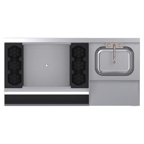 Krowne KR24-W48L-10 48" Underbar Ice Bin / Cocktail Station