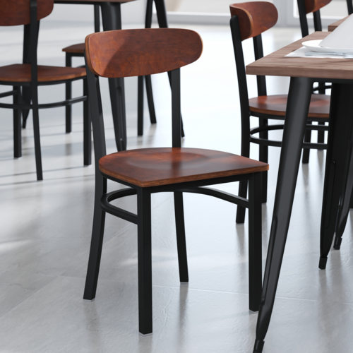 Flash Furniture 2-XU-DG6V5B-WAL-GG 16 1/4" Dining Chair